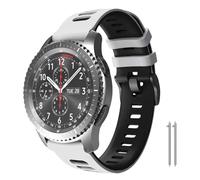 QSYJCCXD Bracelet de rechange en silicone souple pour Gear S3 Frontier/Classic Galaxy Watch 46 mm, 22 mm pour Gear S3 Frontier/S3 Classic/Galaxy Watch 3 45 mm/Pro S2/E2