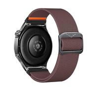 QSYJCCXD Bracelet en nylon pour Galaxy Watch 7 6 5 4 40 mm 44 mm 6 Bande élastique classique de 47 mm pour montre GT5 3 4 Pletra Band de brasse, smokey mauve, 20mm