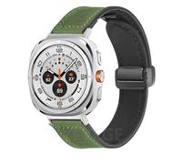 QSYJCCXD Bracelet en silicone en cuir pour Galaxy Watch Ultra 47mm Magnetic Band Sports Sprpe pour Watch Ultra7 47mm pas de bandes de montre