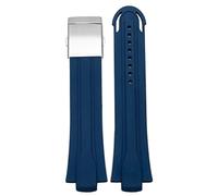 QSYJCCXD Brand de Montre étanche en Caoutchouc de 24 mm * 12 mm pour Le Bracelet oris-Bracelet en Silicone en Acier Inoxydable Fermoir