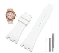 QSYJCCXD Brans de montre en silicone 26 mm 27 mm de montre pour AP 15400 15202 15500 15703 26470o Royal Oak Offshore Men's Sports Rubber Bracelet