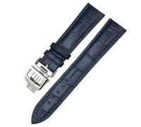QSYJCCXD Couir authentique 19 mm 20 mm 21 mm 22 mm Band de montre pour Jaeger LeCoultre Master Moon Phase Black Blue Brown Green Cowhide Watch Strap