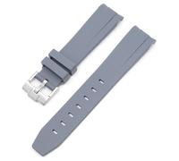QSYJCCXD Curbe sans Espace Strap DE RÉSBILLE pour Omega Speedmaster Watch Band de Remplacement Men Femmes 20 mm Boucle de Boucle en Argent Boucle Or Boucle Rose Boucle Noire