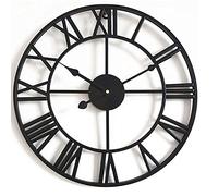 QSYJCCXD Décoration extérieure intérieure Horloge extérieure Mute Quartz Corloge Murale extérieure Garden Murau Mur