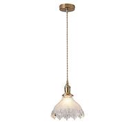 QSYJCCXD Éclairage Pendentif Moderne 1 lumière Mini Lustre en Verre Fleur de Fleur de Fleurs luminaires de Pendentif réglable plafonnier Plafond plafonnier pour la Cuisine Qui Aspire à