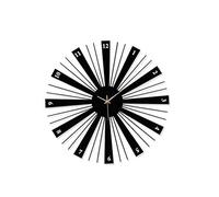 QSYJCCXD Horloge Murale Horloge de Conception silencieuse Miroir de Conception de Surface Mur de Surface Corloge Murale décorative décorative