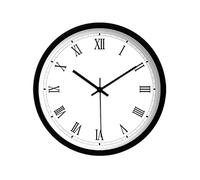 QSYJCCXD Horloge Murale ménage Simple Européen Roman Numémator Horloge Maison numérique Chambre Salon Moute Quartz Corloge Murale décoration Clock Mur Moderne, 14 Pouces
