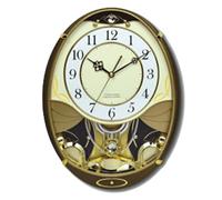 QSYJCCXD Horloge Murale Simple, Mouvement Musical Horloges murales de Carillon avec Pendule en Rotation pour la Maison, l'hôtel ou l'église Corloge de Quartz décoratif Non coché