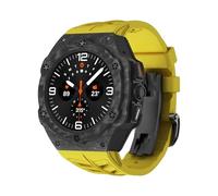 QSYJCCXD Kit de modification de luxe pour Galaxy Watch 7 STRAPE DE CASSION DE CAS DE CARBONE ULTRA 47 mm pour Galaxy Watch Ultra Carbone Fibre Cover Watch Bands