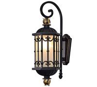 QSYJCCXD Lampe Murale créative Vintage extérieur en Aluminium Mural Lanterne Classique extérieur Jardin Villa imperméable ip54 Lampe Murale Balcon Ouvert Balcon Porche luminaire Mural e27