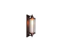 QSYJCCXD Lampe Murale E27 Vintage Long Verre extérieur Lanterne Murale Lanterne IP42 Anti Rust Antique Metal Aluminium Murce Balconie Paysage Paysage Pays vers