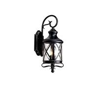QSYJCCXD Lampe Murale extérieure étanche des lumières de Jardin, des Lampes murales en Verre en Aluminium rétro à tête Unique, Lampe à la Villa, Lampe de décoration de Balcon, la communauté