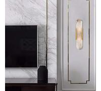 QSYJCCXD Lampe Murale Simple Moderne, Appliques en marbre Naturel, Lame de créativité des lumières LED pour Le Salon, la Chambre, l'allée du Couloir du Restaurant