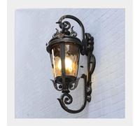 QSYJCCXD Lampe Murale Victorienne Traditionnelle rétro extérieure luminaires de Mode Noire Lanterne étanche d'approche des lumières Porche