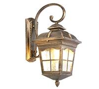 QSYJCCXD Lampe Murale Vintage E27 Verre extérieure étanche Lanterne des lumières murales en Aluminium en Aluminium rétro Industriel des Lampes murales à l'extérieur de la Porte de Jardin de Jardin