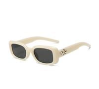 QSYJCCXD Lunettes de Soleil carré Noir Vintage Femmes Luxury Petit Rectangle Verres de Soleil Femelles Shades Eyewear UV400