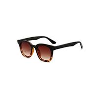 QSYJCCXD Lunettes de soleil dégradées tendance pour femmes - Petites lunettes de soleil vintage - Nuances carrées - UV400, C2 Marron, Taille unique