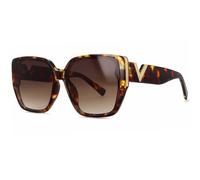 QSYJCCXD Lunettes de soleil en forme de V pour femme - Miroir rétro - Lunettes de soleil vintage - Noir, C2 Tea Grey, Taille unique
