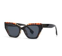 QSYJCCXD Lunettes de soleil pour femme UV400 Motif vintage, 2, Taille unique