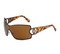 QSYJCCXD Lunettes de soleil surdimensionnées pour homme et femme, léopard, Taille unique