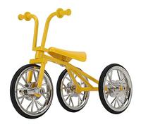 QSYJCCXD Modèle de Tricycle de Jouet élaboré en Voiture 3D Voiture 3D, Ornement en métal détachable et en Caoutchouc, idéal pour la Collection ou la décoration, adaptée à Tous Les âges