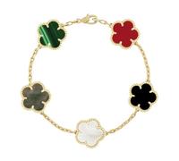 QSYJCCXD NOUVEAU 2025 Insecte Bracelet Bracelet Pierre naturel Pierre ajusté pour femme Hes Bijoux Fonctionment Daily Fashion Fashion Trendy Accessoires Créatif Creative Gift