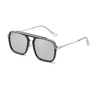 QSYJCCXD Nouveau 2025 Lunettes de Soleil Vintage pour Hommes Rétros Driving Verres de Soleil Nuances masculines UV400
