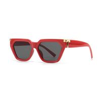 QSYJCCXD Nouveau 2025 Retro Square Sunglasses Femmes Men Style Shades Rivets Punk Gradient Sun Glasses UV400