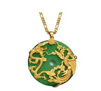 QSYJCCXD NOUVEAU 2025 UNISE UNISE Collier de pendentif dragon de boni