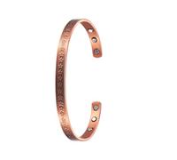 QSYJCCXD Nouveau 2025 Unisexe Pur Copper Magnitique Bracelet Arthrite Énergie Fleur Brestages Bracelets de manche à réglage A réglable pour femmes Bijoux de luxe ACCESSOIRES DE LUXE TRENDIE