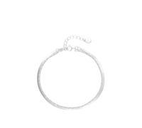 QSYJCCXD Nouveau 2026 925 Bracelets de chaîne à double couche en argent sterling et à la chaîne de liaison
