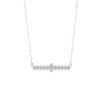 QSYJCCXD Nouveau 2026 Arrivée Unisexe Véritable 925 Colliers de pendentif de conception de ligne simple de la ligne sterling pour femmes pour femmes éblouissantes