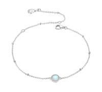 QSYJCCXD Nouveau bracelet de chaîne de liaison opale 2026 pour femmes 925 Bracelets en argent sterling avec charmes anniversaire décoration bijoux luxe vous accessoires