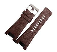 QSYJCCXD Pour Diesel DZ1216 DZ1273 DZ4246 DZ4247DZ287 Brans de poignet Brown Brown Géner Watch Band 32 * 17 mm Bands pour hommes dédiés