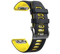 QSYJCCXD Pour Fenix 8x Watchbands Silicone Sport Watch Strap pour Fenix 5x / 5x Plus/Fenix 6X / FENIX 6X PRO/FENIX 3 / FENIX 3 HR/DESCENCE MK1 / D2 Delta PX / D2 Charlie 26mm Smart Watch Bands
