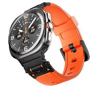 QSYJCCXD Pour Galaxy Watch 7 Ultra FluorUbber Watchbands pour Galaxy Watch Ultra Strap 47 mm Accessoires Sport Bracelet