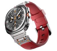 QSYJCCXD Pour Galaxy Watch 7 Ultra FluorUbber Watchbands pour Galaxy Watch Ultra Strap 47 mm Accessoires Sport Bracelet