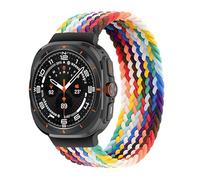 QSYJCCXD Pour Galaxy Watch Ultra Strap Accessoires 47 mm Sport Bracelet de boucle solo tressée en nylon