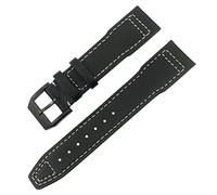 QSYJCCXD Pour IWC IW3777 IW3270 Mark 18 Big Pilot's Watch Strap Soft Cowhide Bracelets 20mm 21mm 22 mm en cuir Watch Band