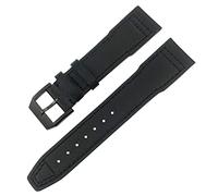 QSYJCCXD Pour IWC IW3777 IW3270 Mark 18 Big Pilot's Watch Strap Soft Cowhide Bracelets 20mm 21mm 22 mm en cuir Watch Band