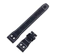 QSYJCCXD Pour IWC Mark Pilot Portuyser Watch Band 21 mm 22 mm STRAPE DE COURTURE GÉNÉRAL