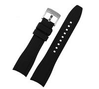 QSYJCCXD Pour Longine Citizen BN0193 Interface incurvée Slicone Watchband Band 19 mm 20mm 22 mm 21 MAN ACCESSOIRES DE BRACELET Soft