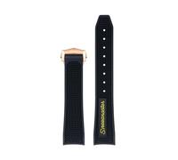 QSYJCCXD pour Omega Speedmaster Watch Strap en Acier Inoxydable Déploiement Boucle 20 mm 21 mm 22 mm Bandons de Montre en Silicone en Caoutchouc