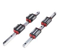 QSYJCCXD Rail linéaire, Gide coulissante linéaire 2pcs hgr15 Guide Rail carré 4 hgw15cccs de Chariot PCS pour CNC