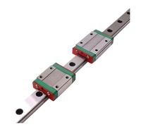 QSYJCCXD Rail linéaire, Gide coulissante linéaire 4pc MGN15 Guide linéaire Miniature 4pc MGN15C Bloc de Diapositive Longueur 100 mm-1000 mm Bloc de Curseur