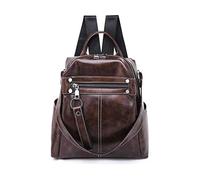 QSYJCCXD Retro PU sac à dos Nouvelle école Étudiante sac à école crossbody Portable Wild Travel Sac