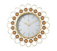 QSYJCCXD Round Moderne Minimaliste Art Mural Horloge Salon décoratif Maison Mobile de Mode Mural silencieuse Mouvement de balay