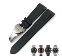 QSYJCCXD Rubber Silione Watchband 20 mm 22 mm pour Tudor Black Bay 1958 GMT 41 mm PELAGO