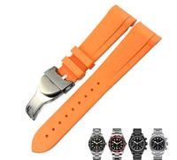 QSYJCCXD Rubber Silione Watchband 20 mm 22 mm pour Tudor Black Bay 1958 GMT 41 mm PELAGO