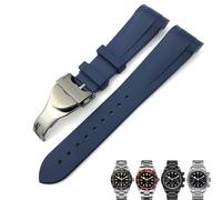 QSYJCCXD Rubber Silione Watchband 20 mm 22 mm pour Tudor Black Bay 1958 GMT 41 mm PELAGO